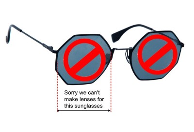Fendi FF 0292/S Replacement Lenses 53mm wide 