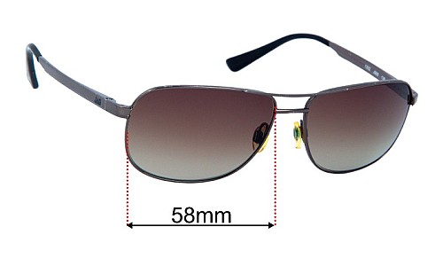 Sunglass Fix Replacement Lenses for JAG 1332 - 58mm Wide 