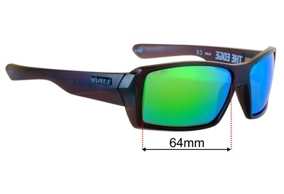 Liive The Edge Replacement Lenses 64mm wide 