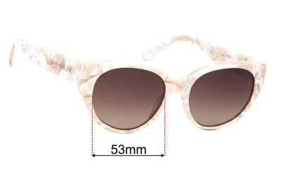 Lu Goldie Mieli Replacement Lenses 53mm wide 