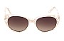 Lu Goldie Mieli Sunglasses Replacement Lenses 53mm Wide - Front View 