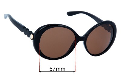 Marc by Marc Jacobs MMJ 313/S Replacement Lenses 57mm wide 