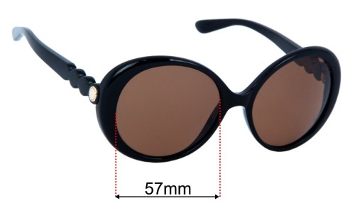 Sunglass Fix Replacement Lenses for Marc by Marc Jacobs MMJ 313/S - 57mm Wide 
