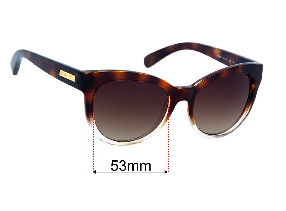 Sunglass Fix Replacement Lenses for Michael Kors MK 6035 (MITZI I) - 53mm Wide Sunglass Fix Replacement Lenses for Michael Kors MK 6035 (MITZI I) - 53mm Wide