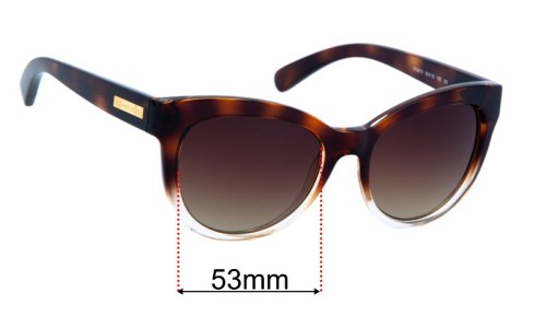 Sunglass Fix Replacement Lenses for Michael Kors MK 6035 (MITZI I) - 53mm Wide Michael Kors MK 6035 (MITZI I) Replacement Lenses 53mm wide