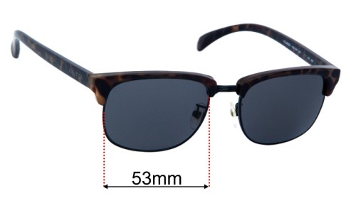Sunglass Fix Replacement Lenses for Nautica N3610SP - 53mm Wide 