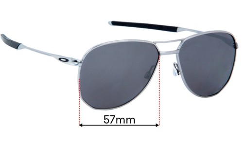 Oakley Contrail TI OO6050 Replacement Sunglass Lenses - 57mm 