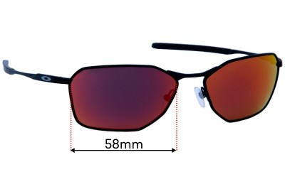 Oakley Savitar OO6047 Verres de Remplacement 58mm wide 
