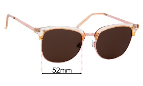 Quay Australia Evasive Replacement Sunglass Lenses - 52mm 