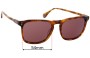 Sunglass Fix Lentes de Repuesto para Raen Wiley - 54mm Wide 