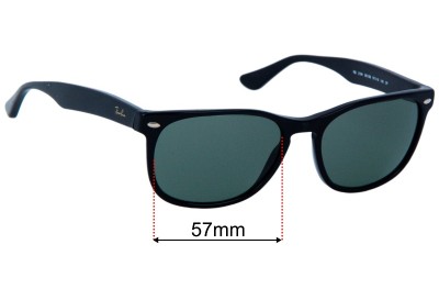 Ray Ban RB2184  Replacement Lenses 57mm wide 