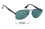 Sunglass Fix Replacement Lenses for Ray Ban RB3549 - 61mm Wide 