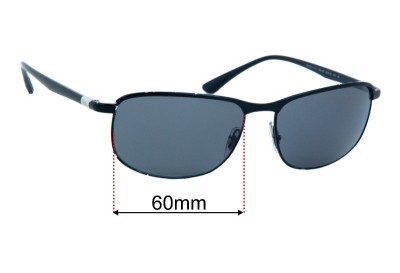 Ray-Ban RB3671 Verres de Remplacement 60mm wide 