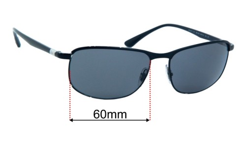 Ray-Ban RB3671 Lentilles de Remplacement 60mm wide 