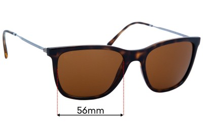 Ray-Ban RB4344 Verres de Remplacement 56mm wide 