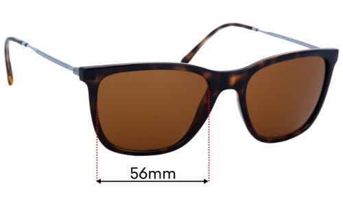 Ray Ban RB4344 Replacement Lenses 56mm wide 