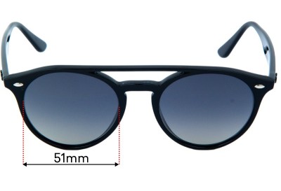 Ray Ban RB4279-F (Low Bridge Fit) Replacement Lenses 51mm wide 