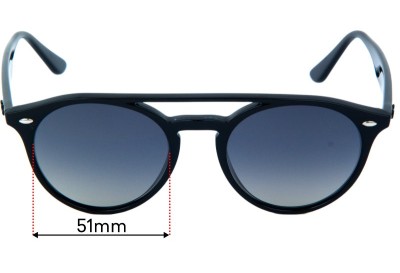 Ray-Ban RB4279-F (Low Bridge Fit) Verres de Remplacement 51mm wide 
