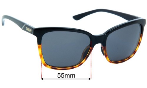 Smith Colette Replacement Sunglass Lenses - 55mm 