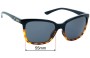 Sunglass Fix Replacement Lenses for Smith Colette - 55mm Wide 
