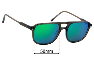 Specsavers Luxe  Replacement Lenses 58mm wide 