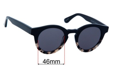  Sunglass Fix Replacement Lenses for Sunday Somewhere Soelae - 46mm Wide 