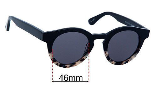 Sunday Somewhere Soelae Sunglasses Replacement Lenses 46mm Wide 