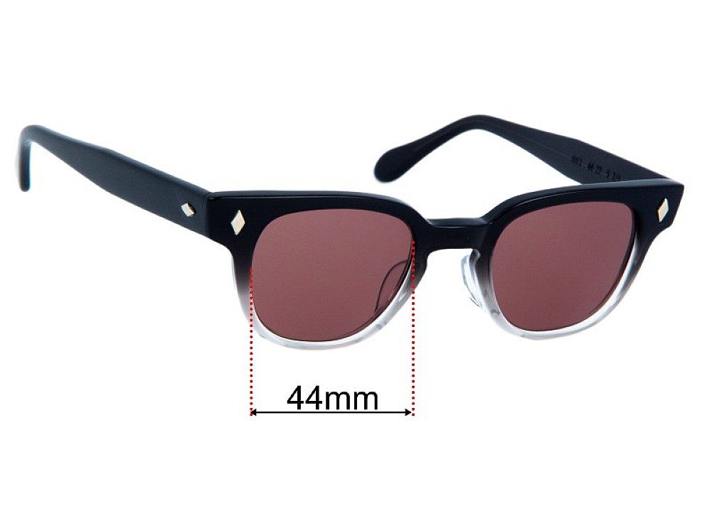 Sunglass Fix Replacement Lenses for Tart Optical Brian - 44mm Wide Sunglass Fix Replacement Lenses for Tart Optical Brian - 44mm Wide