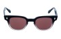 Tart Optical Brian Sunglasses Replacement Lenses 44mm Wide Front View 