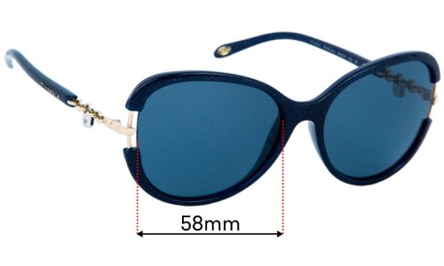 Sunglass Fix Replacement Lenses for Tiffany & Co TF TF 4067 - 58mm 