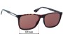 Sunglass Fix Replacement Lenses for Tommy Hilfiger TH Sun Rx 43 - 57mm Wide 