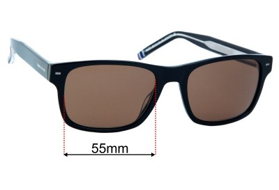 Tommy Hilfiger TH Sun Rx 46 Replacement Lenses 55mm wide 