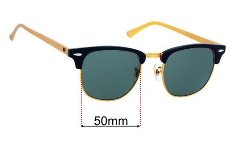 Sunglass Fix Replacement Lenses for William Painter The Empire - 50mm Wide 
