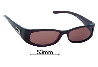 Gucci GG1483/S Replacement Sunglass Lenses - 53mm Wide 