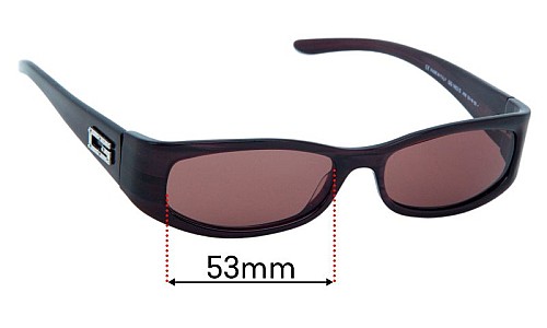 Sunglass Fix Replacement Lenses for Gucci GG1483/S - 53mm Wide 