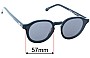 Sunglass Fix Replacement Lenses for Komono The Damien - 57mm Wide 