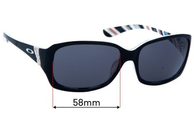 Oakley Discreet OO2012 Verres de Remplacement 58mm wide 