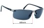 Sunglass Fix Replacement Lenses for Ray-Ban RB3276 Larger Holes - 64mm Wide 