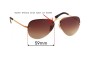 Sunglass Fix Replacement Lenses for Ray-Ban RB3449 Aviator 1mm Nose Hole - 59mm Wide 