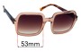 Sunglass Fix Replacement Lenses for Ray Ban RB2188F - 53mm Wide 