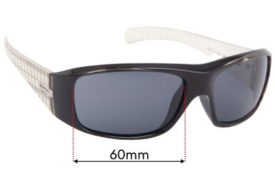 Smith Effect Replacement Lenses 60mm wide 