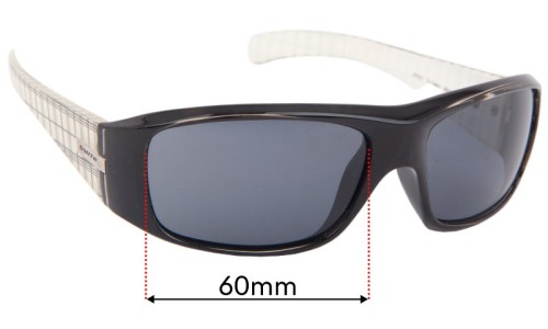 Smith Effect Replacement Lenses 60mm wide 