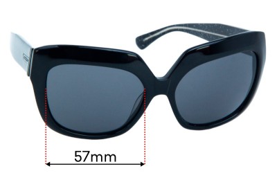 Von Zipper Poly Replacement Lenses 57mm wide 