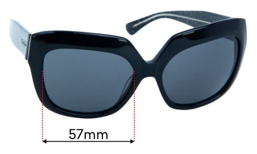 Von Zipper Poly Replacement Lenses 57mm wide 