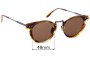 Sunglass Fix Replacement Lenses for Bottega Veneta BV 0117S - 48mm Wide 