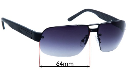Sunglass Fix Replacement Lenses for Morrissey Blast City - 64mm Wide 