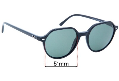 Ray Ban RB2195 Thalia Replacement Sunglass Lenses - 53mm 