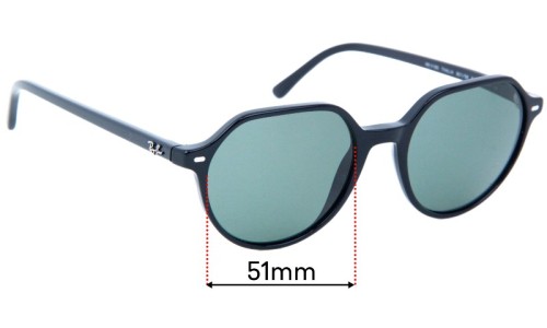 Ray-Ban RB2195 Thalia Lentilles de Remplacement 51mm wide 