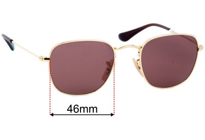 Ray Ban RJ 9557S Replacement Lenses 46mm 