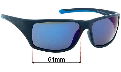 Sunglass Fix Replacement Lenses for Timberland TB9217 - 61mm Wide 